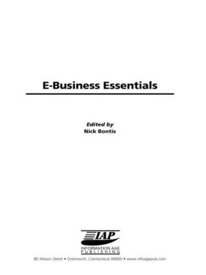 cover image of E-Business Essentials